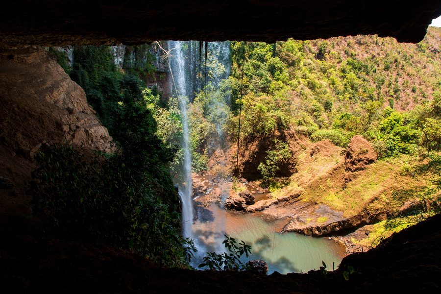 Kaporogwe-Wasserfälle nahe Tukuyu in der Mbeya Region, Tansania