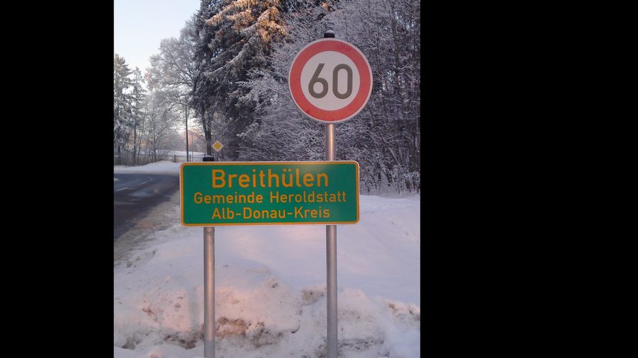 Breithülen in der Gemeinde Heroldstatt im Alb-Donau-Kreis
