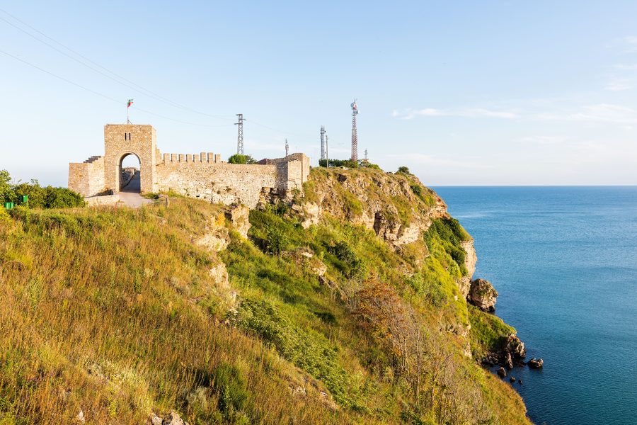 Küstenklippen am Kap Kaliakra in Bulgarien