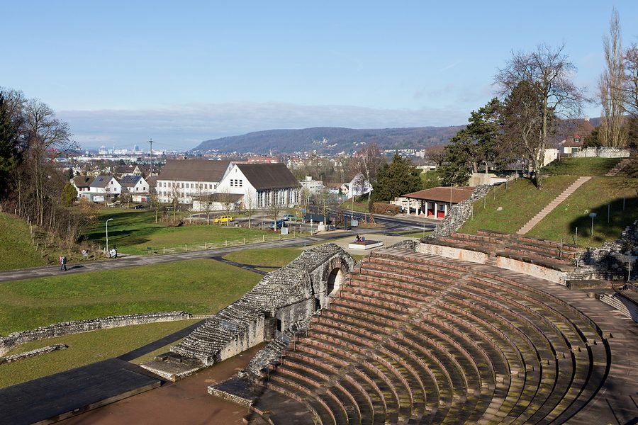 Roman theater at Augusta Raurica in Basel-Land