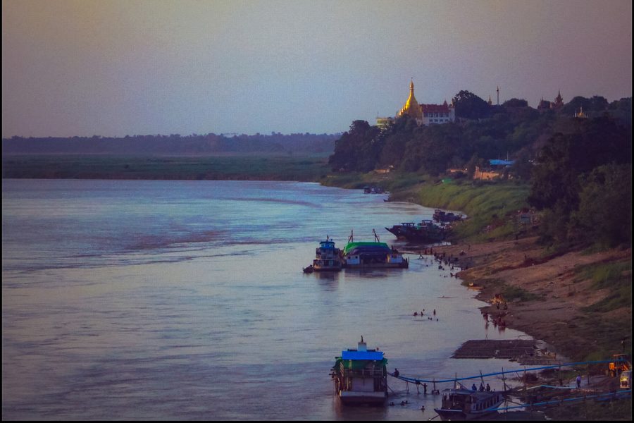 Myathalun-Pagode in Magway, Myanmar