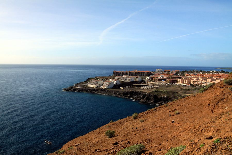 Costa Del Silencio a Tenerife, visto da Montaña Amarilla