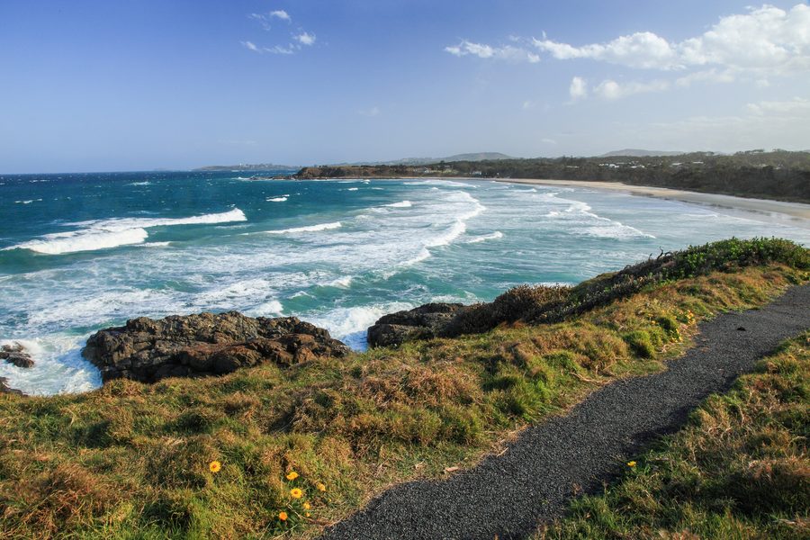 Paesaggio costiero a nord di Sydney