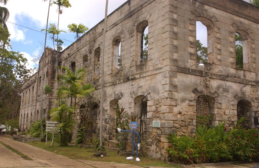 Farley Hill ruins in St. Peter Parish, Barbados