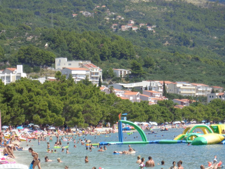 Tučepi’s Slatina beach on the Adriatic coast