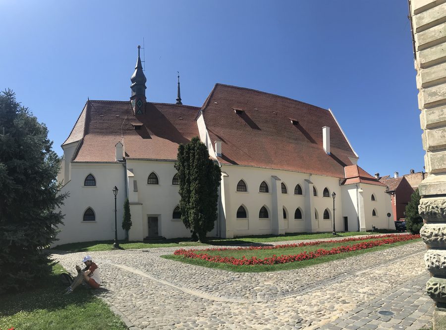 Chiesa del Monastero a Sighișoara vista da nord