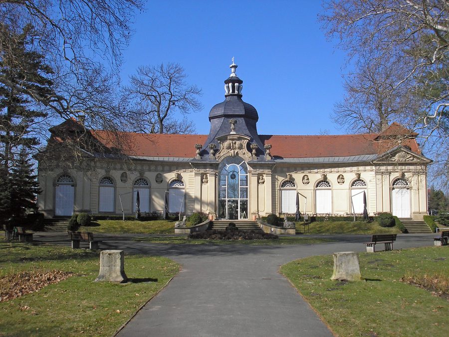 Die Orangerie in Meuselwitz in Thüringen
