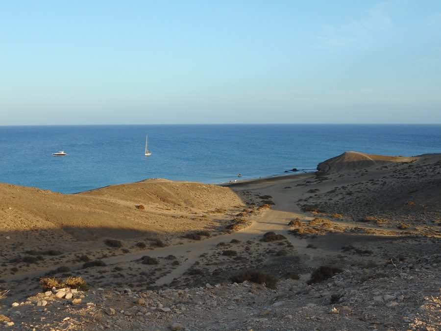 Costa del parco naturale Los Ajaches a Lanzarote