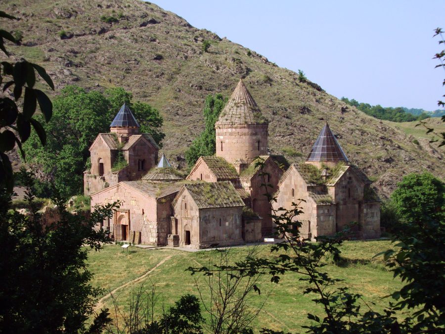 Klosteranlage Goshavank im armenischen Dorf Gosh