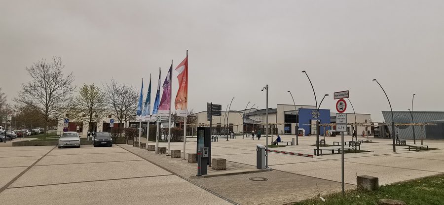 Außenansicht der Franken-Therme in Bad Windsheim