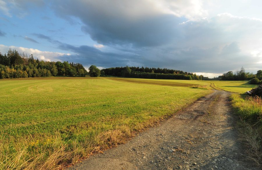 Blick über das Burgsteingebiet bei Weischlitz aus Richtung Ruderitzberg