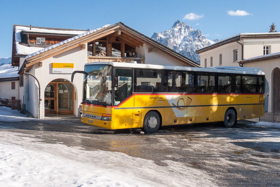 Posta e autopostale a Ftan nell’Engadina Bassa