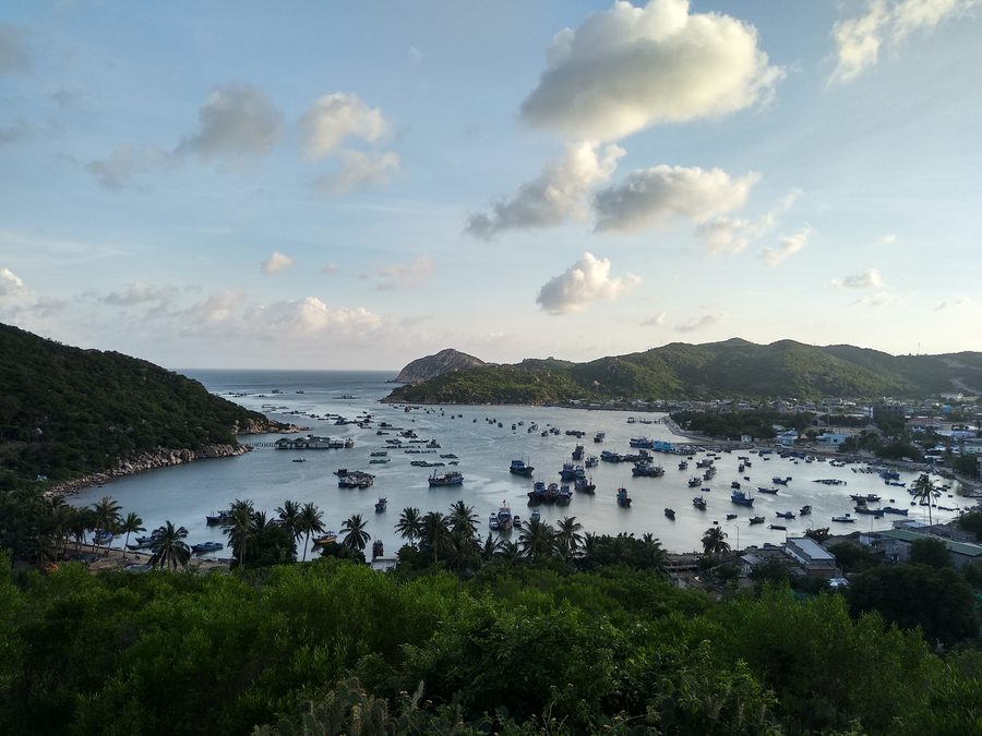 Vĩnh Hy Bay in Ninh Thuận, Vietnam