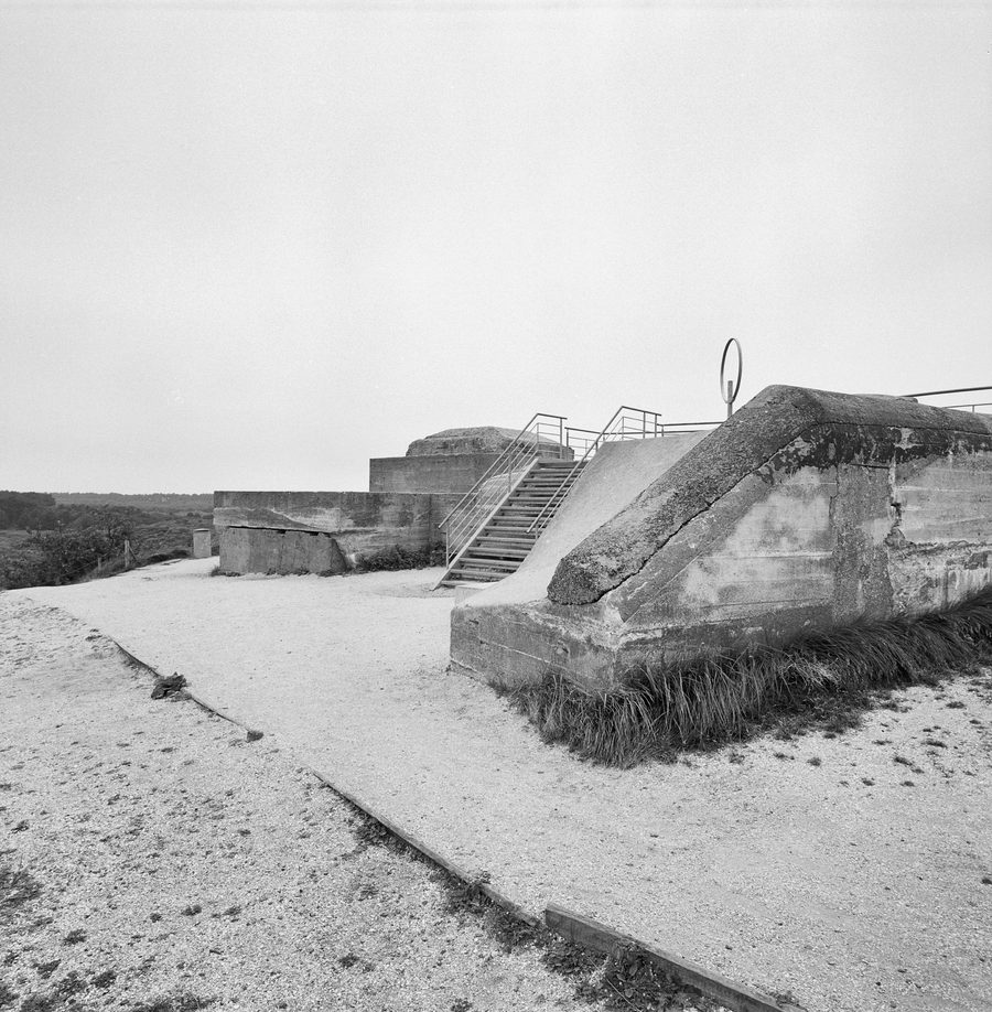 Vista esterna del bunker De Wassermann a Schiermonnikoog