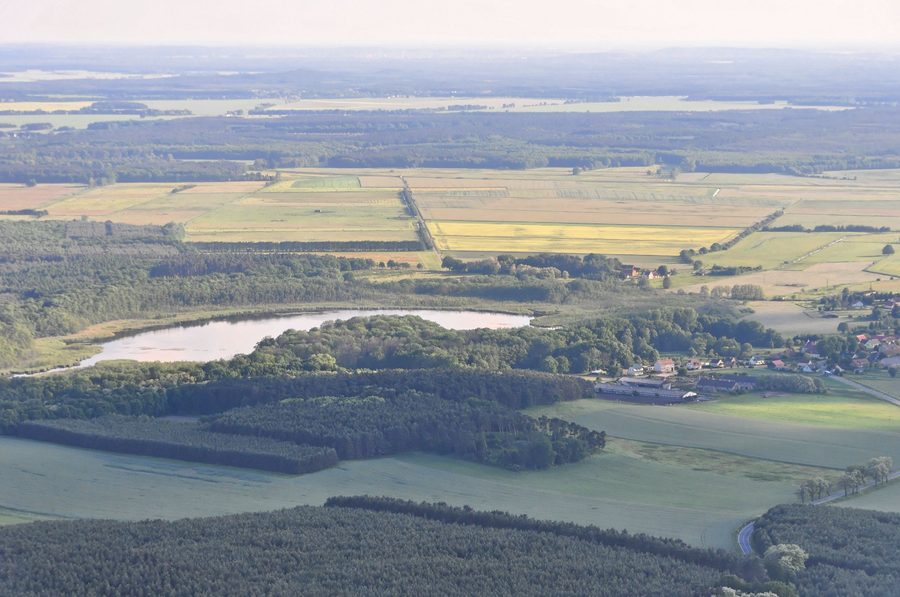 Luftaufnahme des Görner Sees bei Kleßen-Görne im Havelland