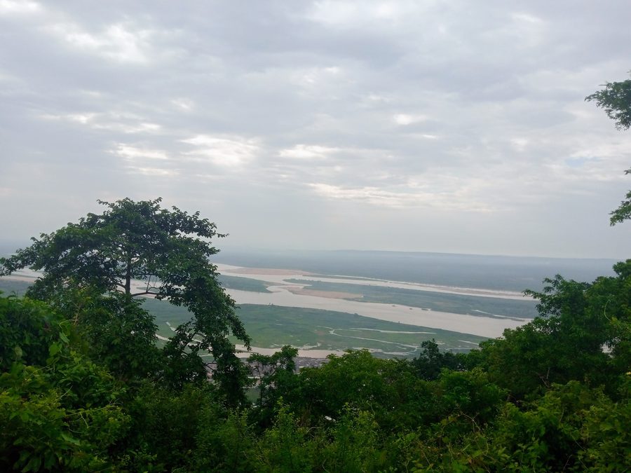 Zusammenfluss von Niger und Benue bei Lokoja, gesehen vom Mount Patti