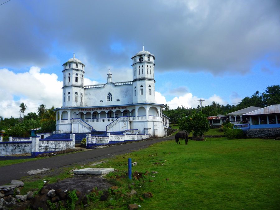 Kirche in Salelologa auf Savaiʻi, Samoa