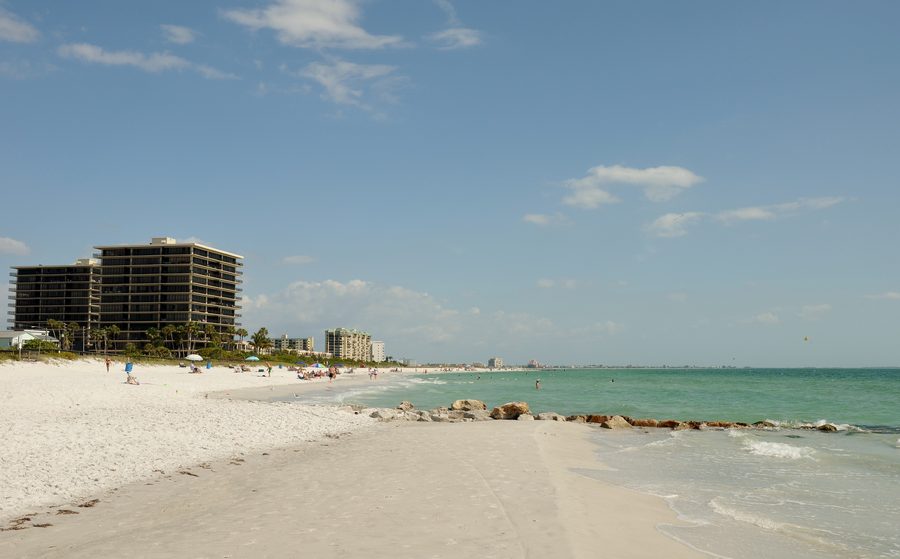 Sunset Beach a Treasure Island, Florida