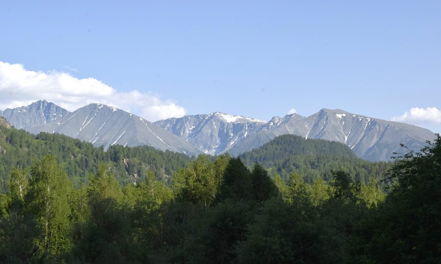 Katon Ridge in the Altai Mountains, Katon-Karagay, East Kazakhstan Region