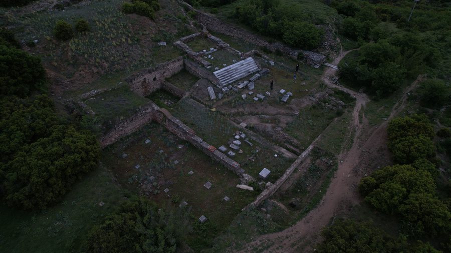 The archaeological site of Isar near the village of Marvinci