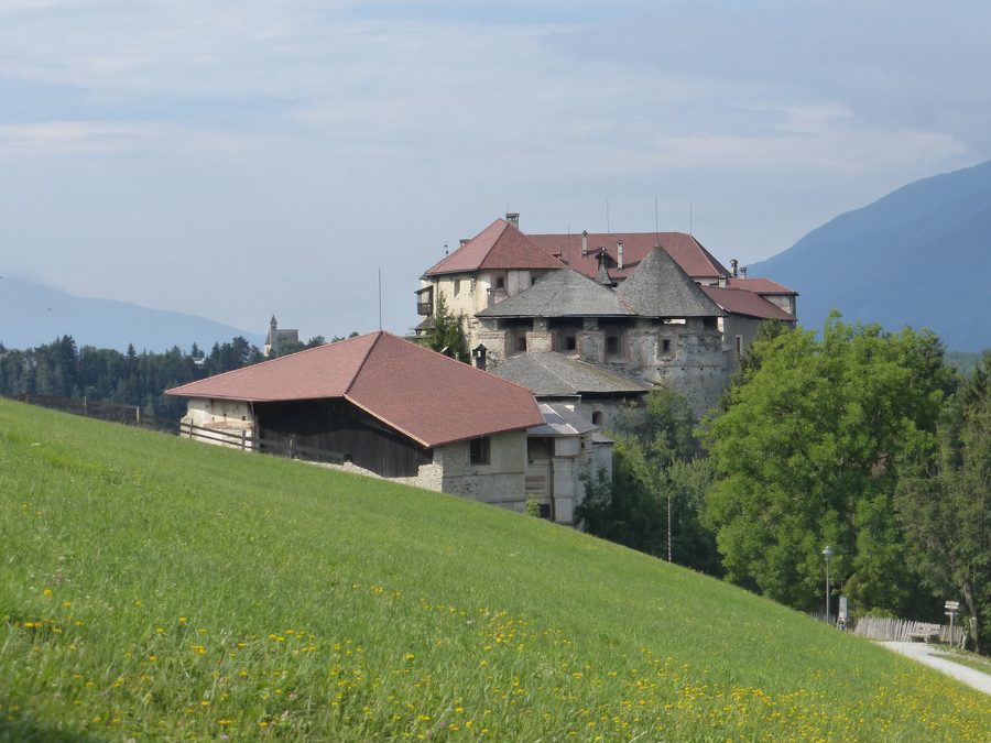 Schloss Rodenegg in Südtirol, Ansicht von Norden