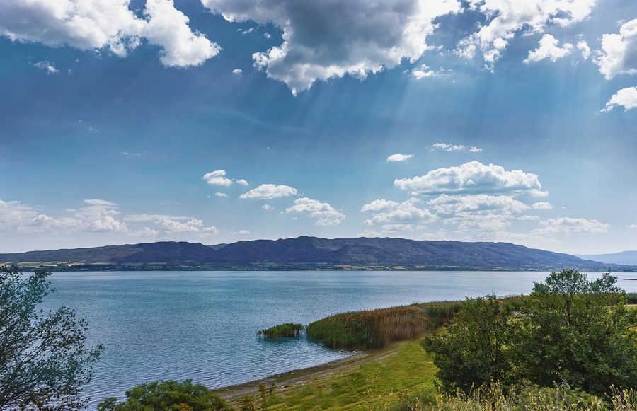 Lago Volvi nella Macedonia Centrale, Grecia