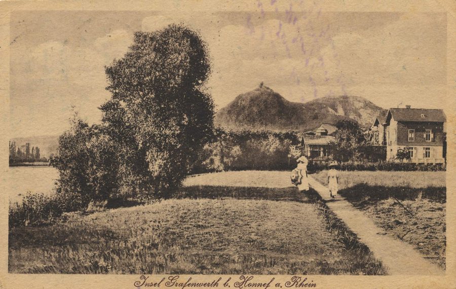 Insel Grafenwerth am Rhein in Bad Honnef