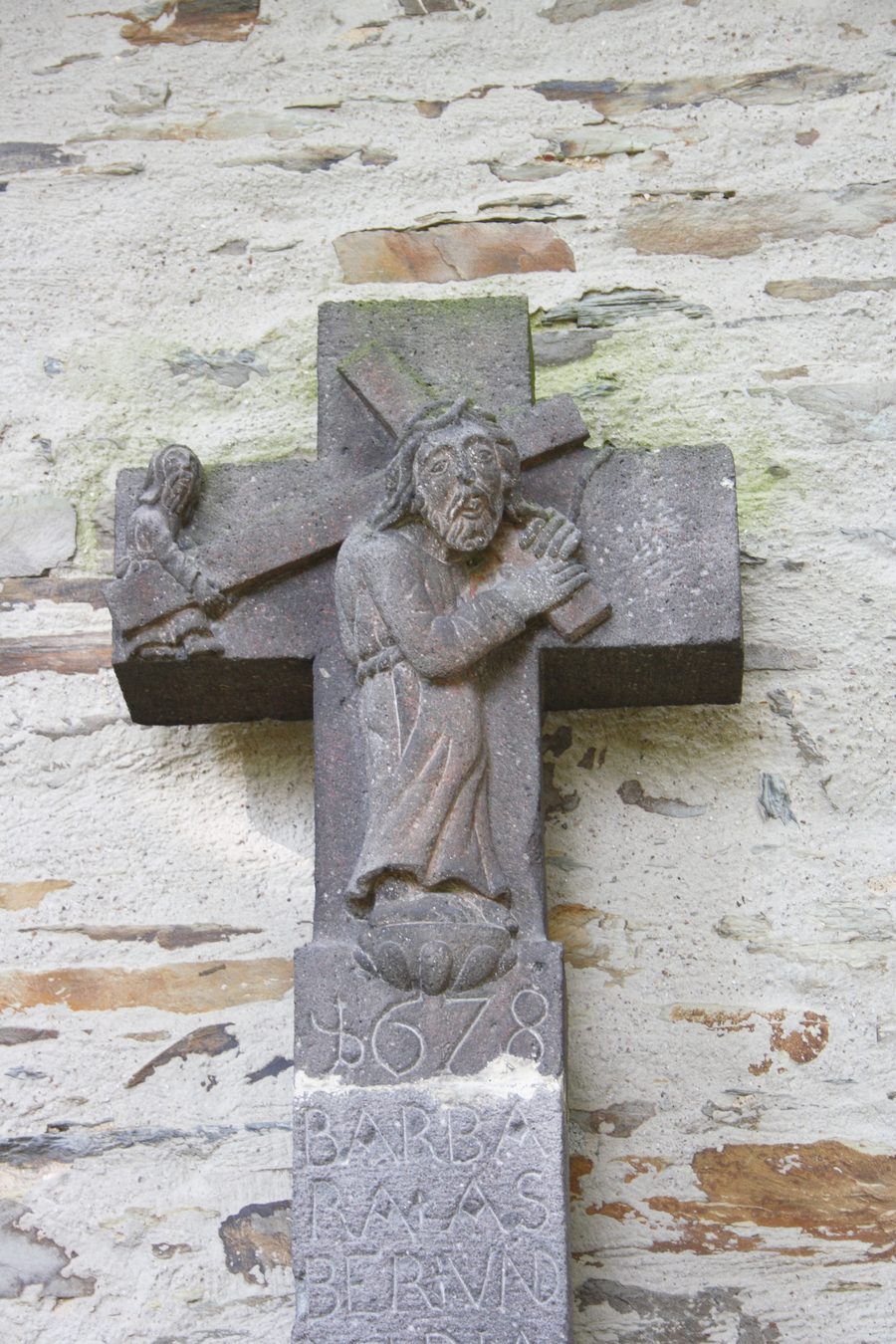 Exterior view of St. Servatius church in Landkern, Rhineland-Palatinate