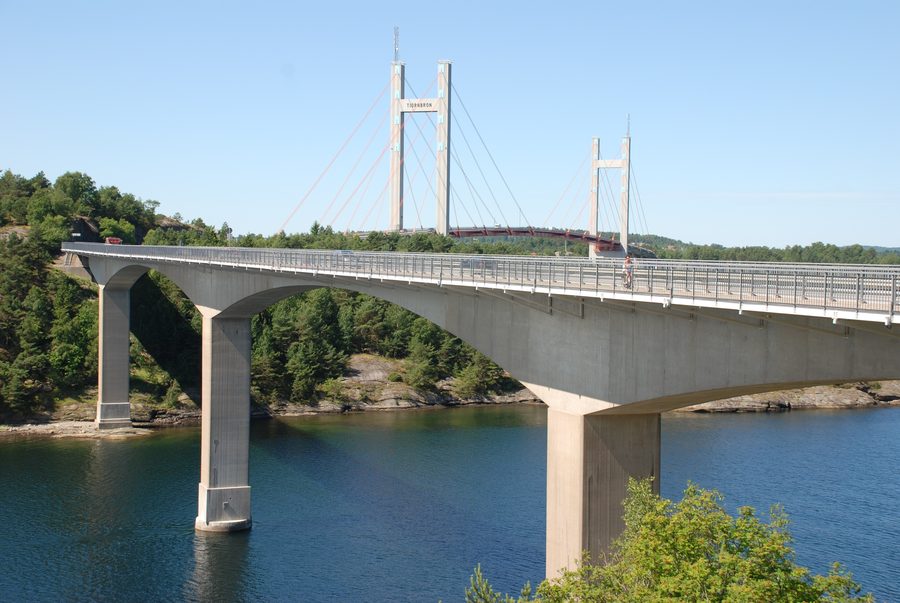 Källösundsbron tra Stenungsön e Källön vicino a Stenungsund sulla costa occidentale della Svezia
