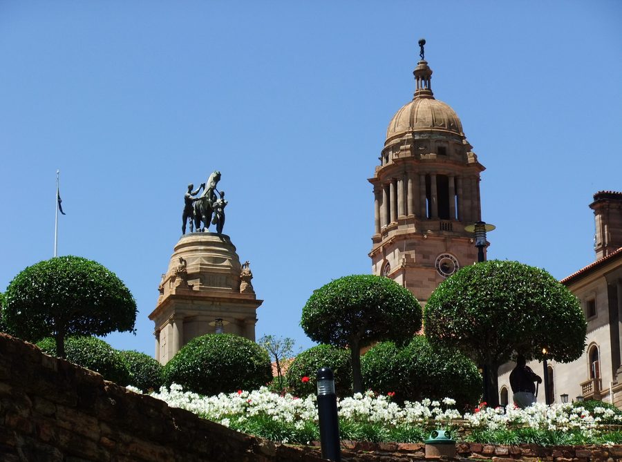 Gli Union Buildings a Pretoria, Sudafrica
