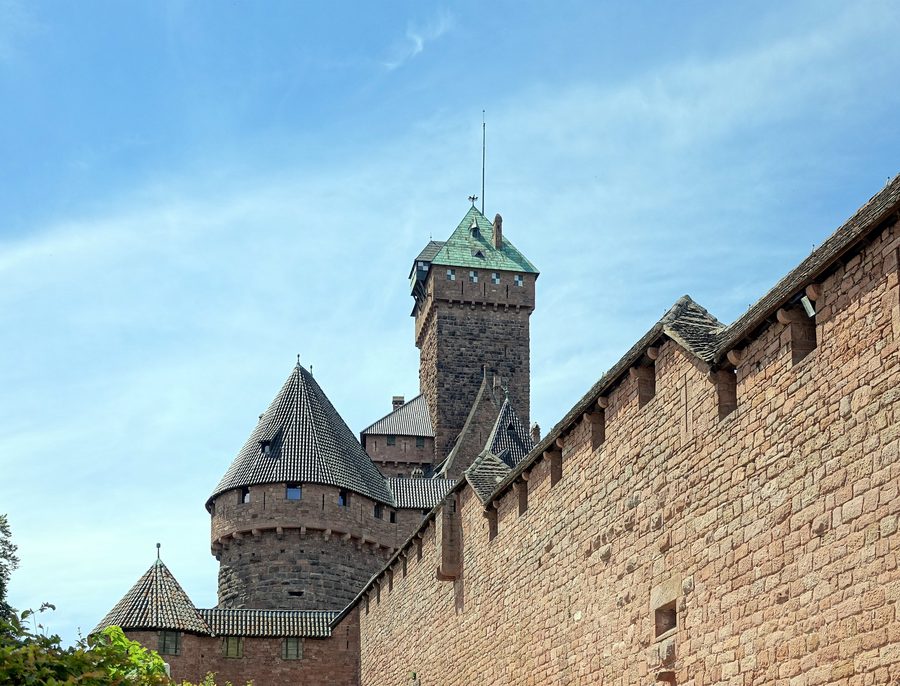 Castello di Haut-Koenigsbourg in Alsazia