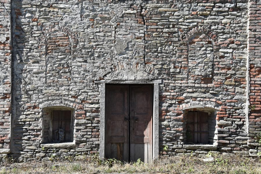 Chiesetta diroccata a Montabone, in provincia di Asti