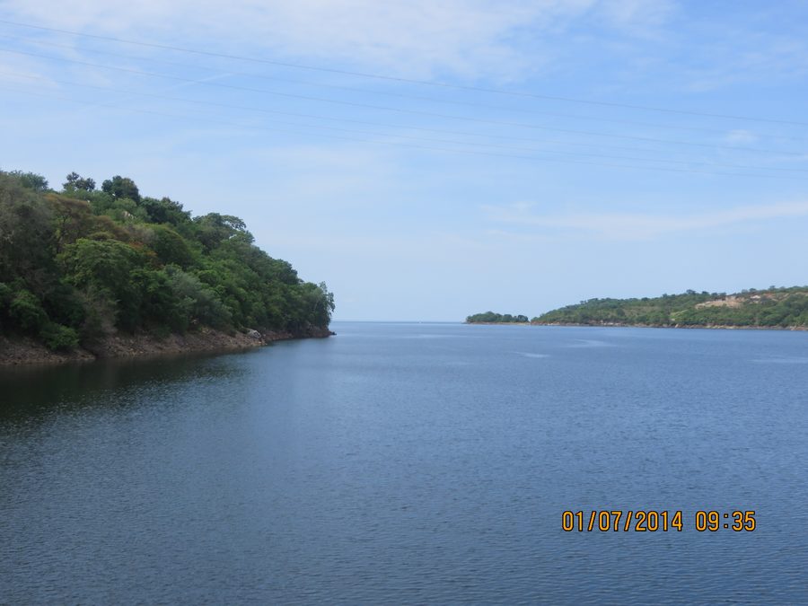 Lake Kariba und der Kariba-Damm bei Kariba, Simbabwe
