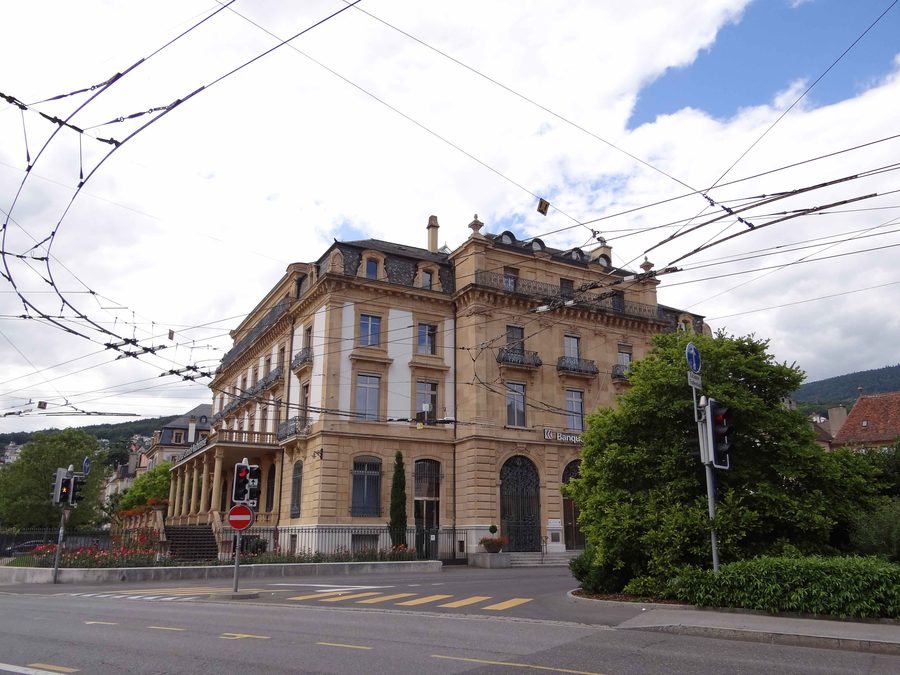 Paesaggio nella zona più elevata sopra Neuchâtel