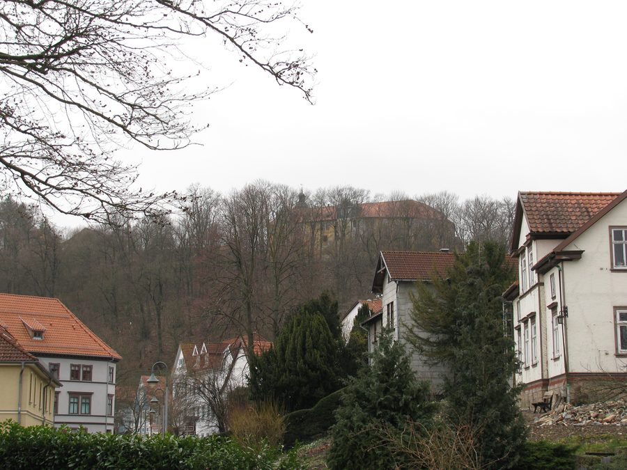 Schloss Tenneberg in Waltershausen, viewed from the Schulplatz