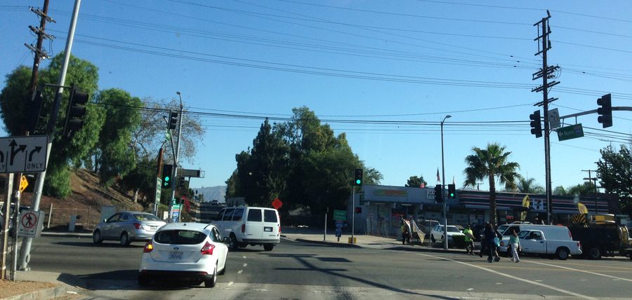 Panorama di North Hills East a Los Angeles, California