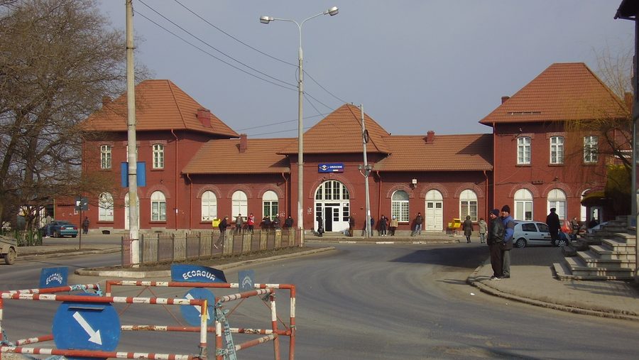Bahnhof von Urziceni in Rumänien