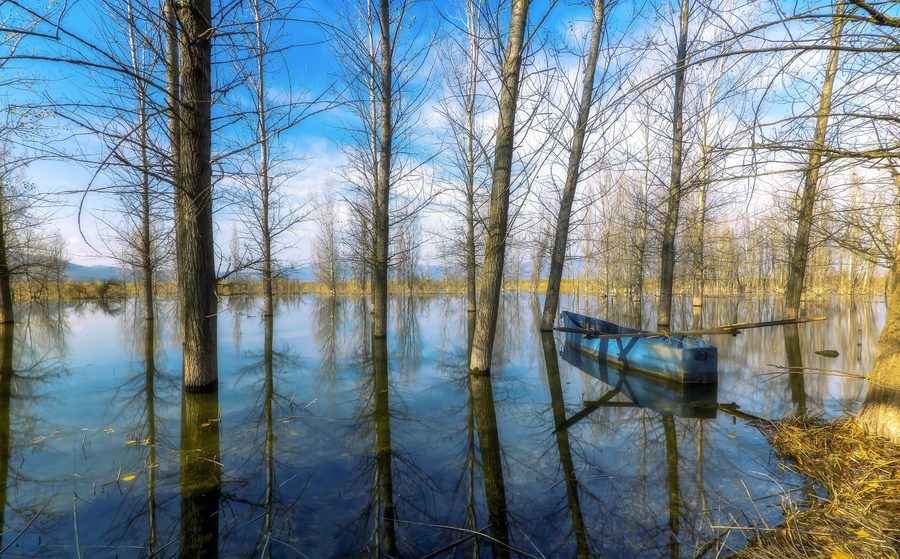 Lago di Doirani in Grecia