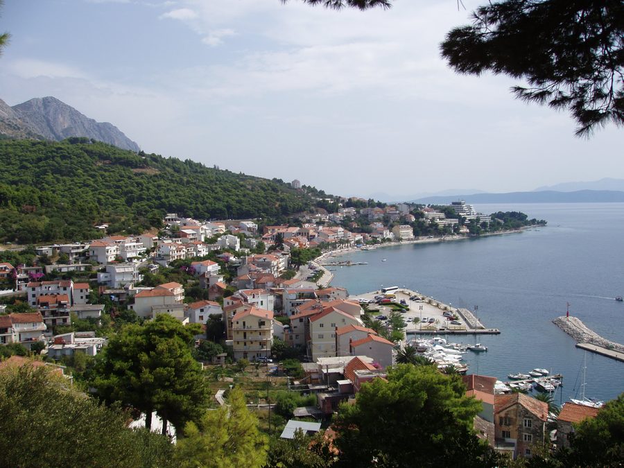 Ansicht von Podgora an der kroatischen Adriaküste