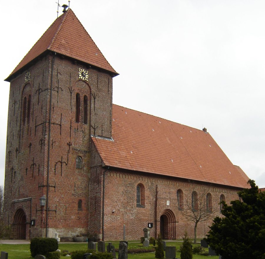 St. Lamberti-Kirche in Mildstedt in Nordfriesland