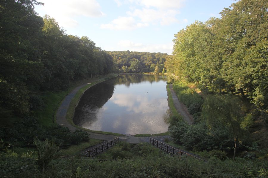 File:Parc du chateau de Canisy (étang).JPG