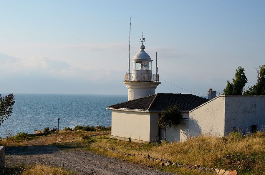 Faro di Limanköy nella provincia di Kırklareli, Turchia