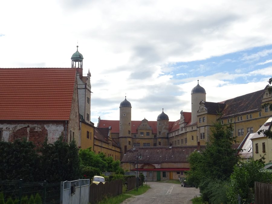 Schloss Lichtenburg in Prettin, Hofseite