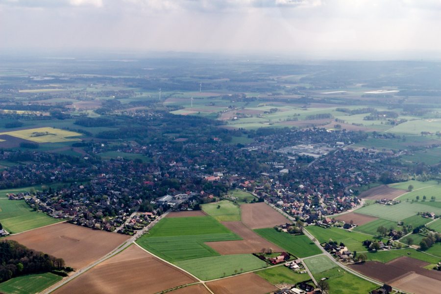 Veduta di Groß Reken nella Renania Settentrionale-Vestfalia