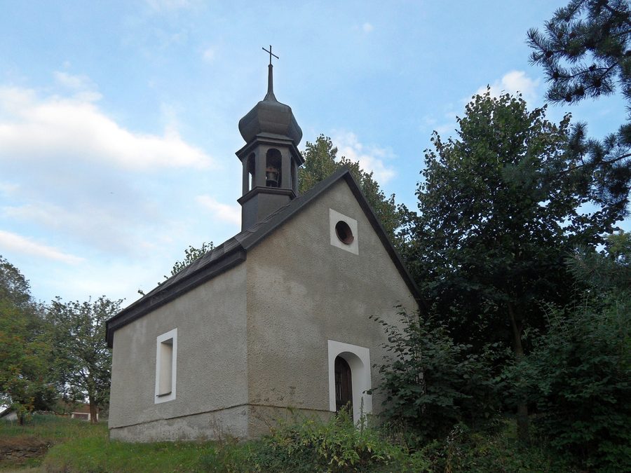 Kapelle in Osikov, einem Ortsteil von Bratrušov, im Okres Šumperk