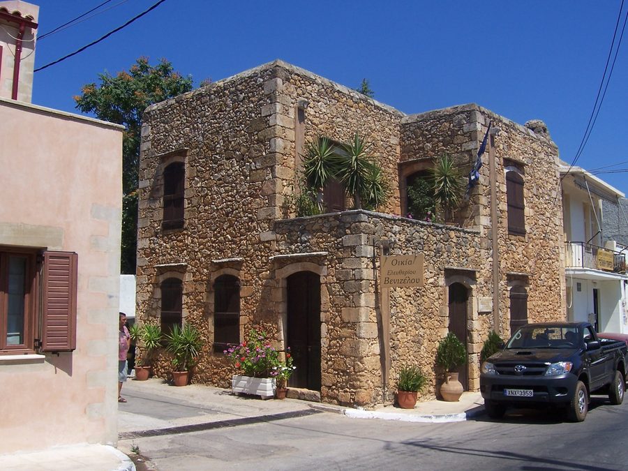 Esterno della casa di Venizelos a Mournies, Creta