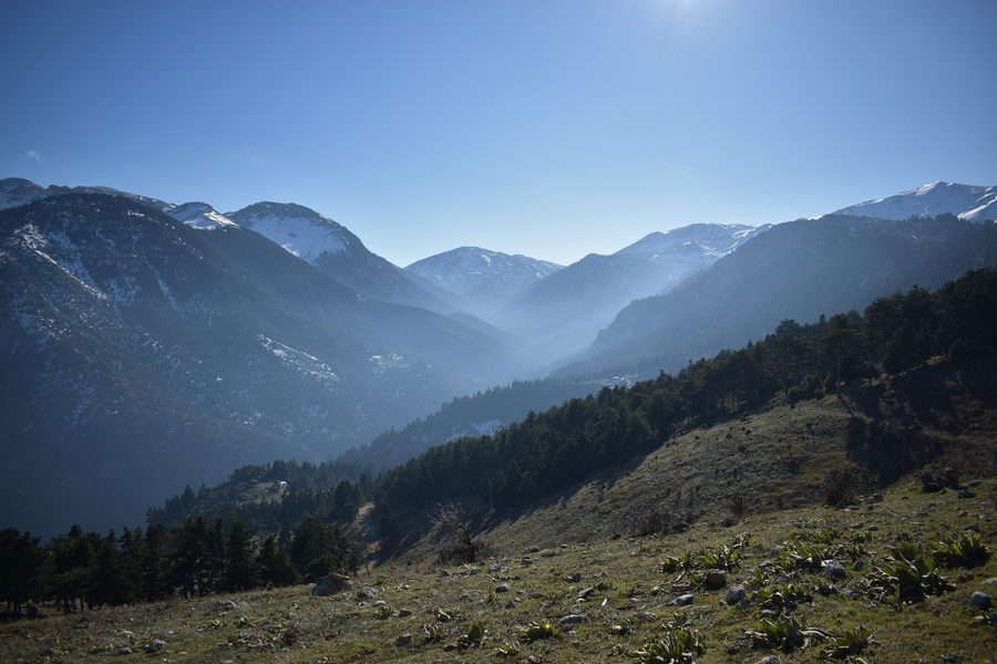 Flabouritsa-Tal am Mount Ziria in Griechenland