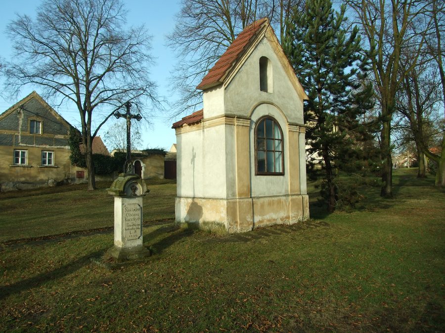 Kapelle in Kačice im Bezirk Kladno, Tschechien
