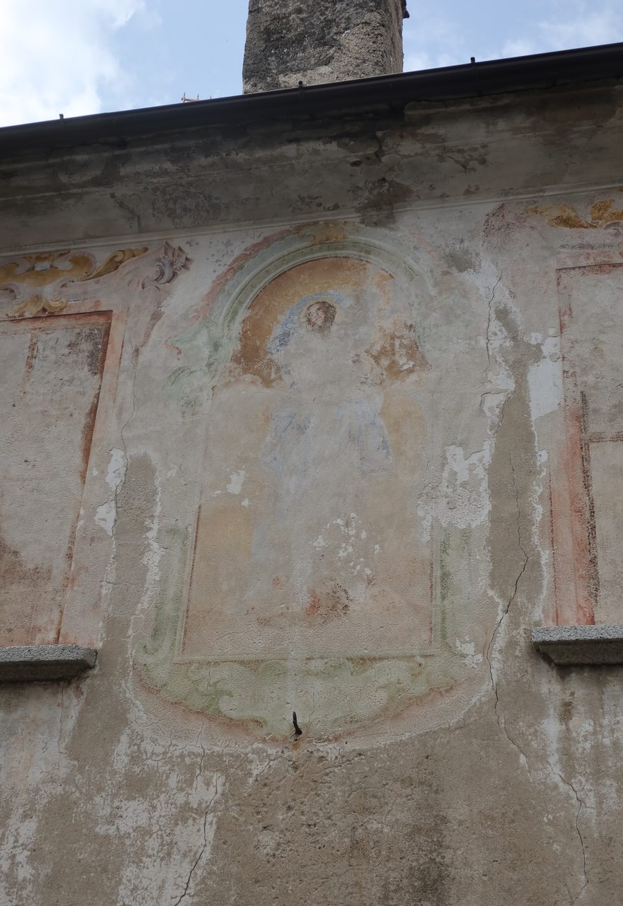 Votive fresco depicting the Assumption in Nonio, Piedmont