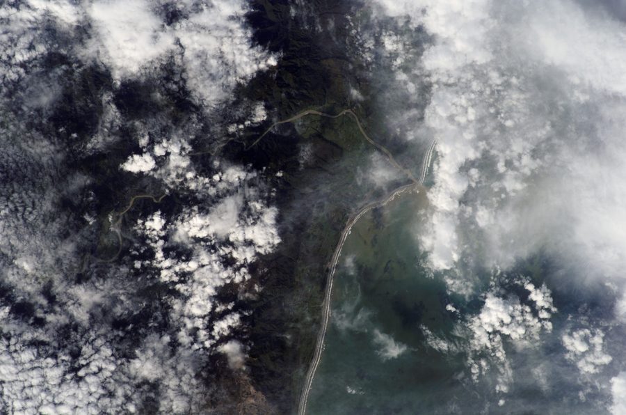 Westport e il fiume Buller sulla costa occidentale dell'Isola del Sud della Nuova Zelanda